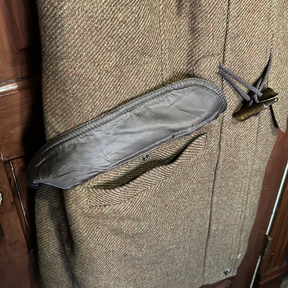 Wool Spiewak Duffle Coat with Toggles and Hood Tweed look - Picture 8 of 10